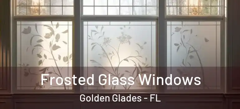  Frosted Glass Windows Golden Glades - FL