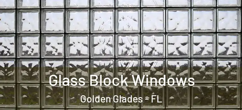  Glass Block Windows Golden Glades - FL