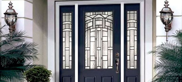 Stained Glass Door Panels in Golden Glades, FL