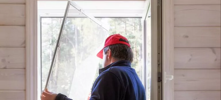 Expandable Window Screen Installation in Golden Glades, FL