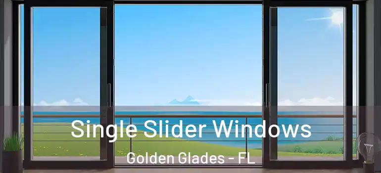  Single Slider Windows Golden Glades - FL