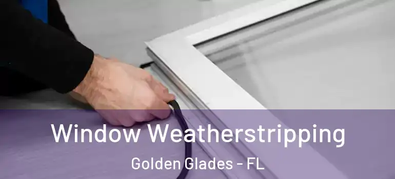  Window Weatherstripping Golden Glades - FL
